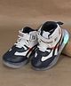 FEETWELL SHOES Colour Blocked LED Shoes - Blue & White