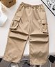 tior Cotton Woven Solid Cargo Pants - Khaki