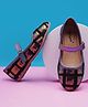 boyz n galz Sequins Embellished Metallic Velcro Closure Mary Jane Ballerinas - Multi Colour