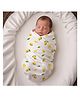 Mom's Home Baby Muslin Swaddle | Lemon | Pack Of 1