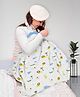 Mom's Home Organic Cotton Muslin Nursing Cover for Breastfeeding/Feeding Apron - White