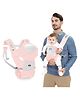 Kids Station Baby Carrier with 6 Carry Positions, Patented Design, Baby Carrier made up of Cotton, Designed for Indian Environment, Adjustable New-Born to Toddler Carrier (Pink, Cuddle Times)