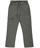 CAVIO Cotton Woven Solid Cargo Pants - Green