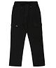CAVIO Cotton Woven Solid Cargo Pants - Black