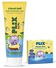 PLIX Cloud Soft Moisturizing Body Lotion + Happy Skin Moisturizing Bathing Bar | Gentle hydration & cleansing | For kids 2 years & above