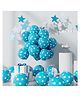 Funcart Light Blue Polka Dot Balloons - Pack of 50