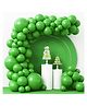 Funcart Green Metallic Latex Balloons - Pack of 50