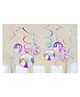 Funcart Princess Themed Swirl Decoration Multicolor - Pack of 6