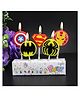 Funcart superhero Avengers Birthday cake topper Multicolor candle - Pack of 5