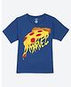 Wear Your Mind Cotton Knit Marvel Featuring Half Sleeves Typography Printed Tee - Royal Blue