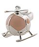Crown Forever Frazer And Haws Helicopter Shape Money Bank - Silver 