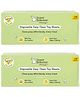 SuperBottoms Disposable Easy Clean Top Sheets l Diaper Liners l Hypoallergenic l (100 Per Pack) Pack of 2