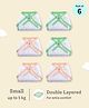 SuperBottoms BASIC Double Layered 100% Pure Cotton Langot for 0-3M Baby | 6pcs | Up to 5 kg