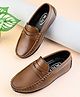 MLTC Solid Slip On Loafers - Tan