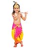 Itsmycostume Janmashtami Theme Lord Krishna Costume Set - Magenta & Yellow