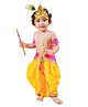 Itsmycostume Janmashtami Theme Lord Krishna Costume Set - Magenta