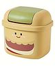 FunBlast Portable Mini Desktop Bin with Swing Top Lid - Yellow
