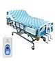 BPL Medical Technologies Air Mattress Therapy for Bed Sores Anti-Decubitus|Bubble Mattress| Anti-Bedsore Air Mattress with Compressor Inflatable Air Bed - Blue