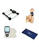 BPL Medical Technologies Fitness Gear Combo - Wrist Binder Elastic + Tens Relief + Hot and Cold Gel Pack + PWS 01 Bathroom Weighing Scale