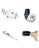BPL Medical Technologies Adult Health Combo - B18 Blood Pressure Monitor + N6 Low Noise Nebulizer + Smart Oxy Oximeter + Accu Digit DT-04 Thermometer