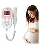 BPL Medical Technologies FD-03 Fetal Doppler Smart Noise Reduction & Heartbeat Detection Machine with in-Built Speaker for Home and Clinic Use - Pink & White