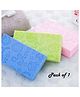 Ortis Ultra Soft Exfoliating Sponge Soft Bath Scrubber for Kids Body Scrub (Pack of 1) (multicolor)