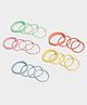 Mi Arcus Set Of 20 Solid Hair Rubber Bands - Multi Colour