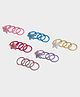 Mi Arcus Set Of 24 Star Designed Hair Rubber Bands - Multi Colour