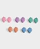 Mi Arcus Set Of 5 Floral Designed Hair Clutchers - Multi Colours