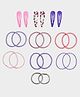Mi Arcus Butterfly & Glitter Designed Hair Accessories Combo Set - Multi Colour