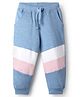 Babyhug Terry Cotton Knit Full Length Cut & Sew Lounge Pant - Light Blue