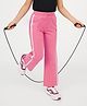Pine active Full Length Super Stretch Track Pant with Tape Detailing - Pink