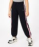 Pine Active Knit Full Length Super Stretch Track Pant With Tape Detailing - Black