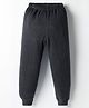Simply Cotton Full Length Solid Coloured Thermal Wear Pant- Black