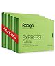 Raaga Professional Express Facial Kit | 6 Step Process for Revitalising Normal to Oily Skin (Pack of 6)