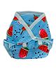 Adore Insta Dry Baby Cloth Tie Knot Langot/ Nappies/ Langota - Holds up to 2 Pees -4-8 months Blue Watermelon