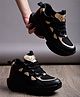 Shoetopia Colour Blocked Sports Shoes - Black