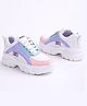 Shoetopia Colour Blocked Sneakers - White