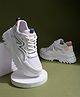 Shoetopia Fashion Text Designed Sneakers - White