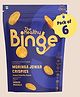 The Healthy Binge| Jowar Chips |Baked chips | No maida, palm oil or MSG | High Protein healthy snacks | Indian Masala Flavour | PACK of 6 (40 g x 6)