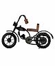 Desi Karigar Iron Bullet Bike Showpiece - Black