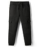 Pine Kids Denim Woven Full Length Washed Jeans - Black