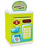 Lattice Money Bank for Kids with Fingerprint Sensor and 3-Step Safe Password Protection - 3X AA Battery Not Included (Green)
