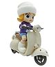 Lattice Motor Tide Flow Car Bump and Go Tricycle Toys for Kids, Unbreakable Scooter -Standing 360° Rotation Stylish Look, Swing Action, Light & Music for 3+ Year Old Kids