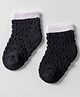Mustang Cotton Knit Bear Printed Socks - Black & Red