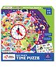 Chalk and Chuckles Busy Bear's Time Puzzle  Jigsaw Puzzle for Kids 3-6 Years, Educational & Learning Toys for Ages 4, 5 Year Old; Gift for Kids, Toddler, Preschool