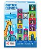 Chalk and Chuckles Critter Heights Board Game, Age 4-8 Years, Memory & Strategy Brain Games for Kids, Educational Toy, Card Game for Boys, Girls, Gifts for Ages 4, 5, 6, 7, 8 and Up