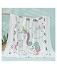 SYGA Baby Blanket Ultra Soft Little Lion Design, Cozy Cotton Blanket for Newborn Infant Toddler, Crib & Stroller - Multicolor