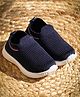 KATS Mesh Detailed Slip On Shoes - Blue