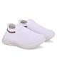 KATS Mesh Detailed Slip On Shoes - White
